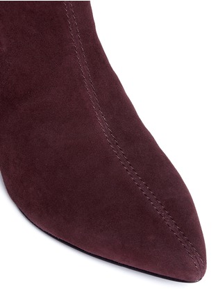 Detail View - Click To Enlarge - 3.1 PHILLIP LIM - 'Blitz' kitten heel kid suede ankle boots