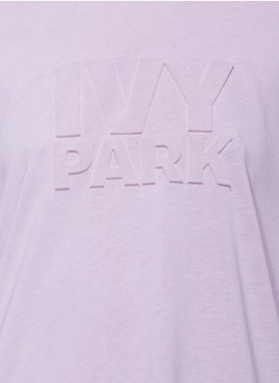 Detail View - Click To Enlarge - TOPSHOP - Embossed logo oversized T-shirt