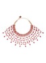 Main View - Click To Enlarge - ROSANTICA - 'Rete' lattice effect bead bib necklace