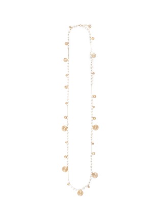 Main View - Click To Enlarge - ROSANTICA - 'Armonia' faux pearl swirl charm long necklace