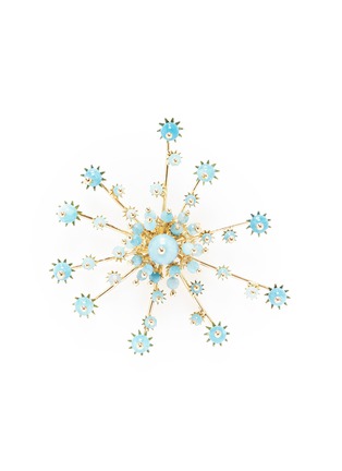 Main View - Click To Enlarge - ROSANTICA - 'Soffioni' bead starburst brooch