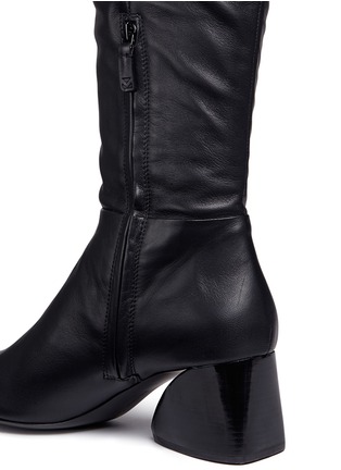 Detail View - Click To Enlarge - MERCEDES CASTILLO - 'Aymeline' foldover leather knee high boots