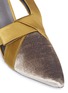 Detail View - Click To Enlarge - MERCEDES CASTILLO - 'Blanche' satin origami bow velvet mules