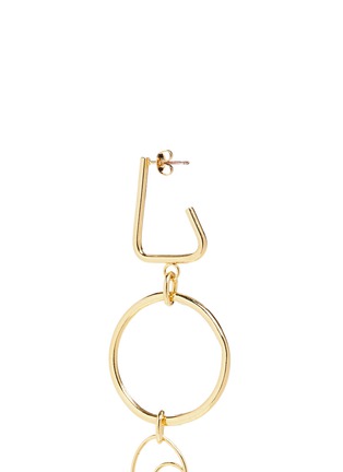 Detail View - Click To Enlarge - 72068 - 'Micro Kinesis' faux pearl 14k gold-plated single earring