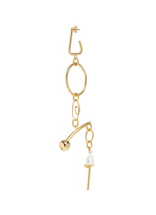 Main View - Click To Enlarge - 72068 - 'Micro Kinesis' faux pearl 14k gold-plated single earring