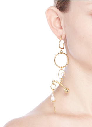 Figure View - Click To Enlarge - 72068 - 'Micro Kinesis' faux pearl 14k gold-plated single earring