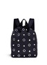 Main View - Click To Enlarge - 3.1 PHILLIP LIM - 'Go-Go' faux pearl and eyelet medium satin drawstring backpack