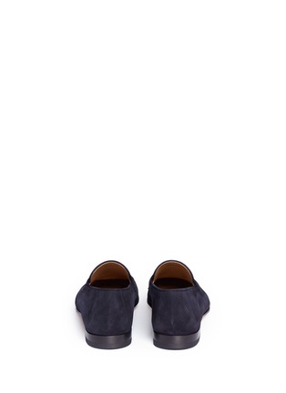 Back View - Click To Enlarge - MAGNANNI - Suede penny loafers
