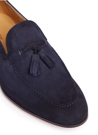 Detail View - Click To Enlarge - MAGNANNI - Tassel suede loafers