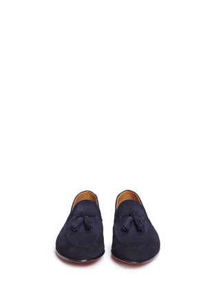 Front View - Click To Enlarge - MAGNANNI - Tassel suede loafers