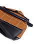 Detail View - Click To Enlarge - LOEWE - 'Puzzle' check plaid suede panel leather bag