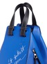  - LOEWE - 'Hammock Cant Take It' slogan embroidered small leather bag