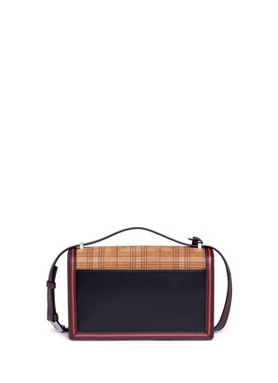 Detail View - Click To Enlarge - LOEWE - 'Barcelona Dots' suede and leather shoulder bag