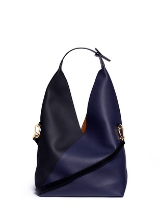 Detail View - Click To Enlarge - LOEWE - 'Sling' colourblock leather hobo bag