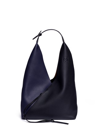 Main View - Click To Enlarge - LOEWE - 'Sling' colourblock leather hobo bag