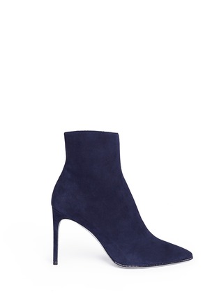 Main View - Click To Enlarge - RENÉ CAOVILLA - Strass pavé suede ankle boots