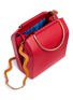  - ROKSANDA - 'Besa' ring handle wavy strap leather shoulder bag