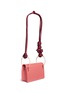 Figure View - Click To Enlarge - ROKSANDA - 'Dia' knotted strap metal ring leather crossbody bag