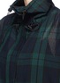 Detail View - Click To Enlarge - PARTICLE FEVER - x The Woolmark Company perforated check plaid jacket