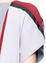 Detail View - Click To Enlarge - PARTICLE FEVER - x The Woolmark Company snap button shoulder colourblock performance top