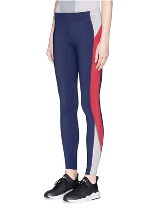 Front View - Click To Enlarge - PARTICLE FEVER - X THE WOOLMARK COMPANY COLOURBLOCK PERFORMANCE LEGGINGS