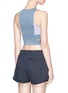 Back View - Click To Enlarge - PARTICLE FEVER - x The Woolmark Company colourblock sports bra