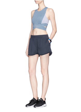 Figure View - Click To Enlarge - PARTICLE FEVER - x The Woolmark Company colourblock sports bra