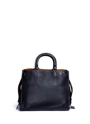 Detail View - Click To Enlarge - COACH - 'Rogue' glovetanned leather shoulder bag