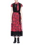 Main View - Click To Enlarge - COACH - Sequin horse print lace panel peasant dress