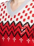 Detail View - Click To Enlarge - COACH - Sequin graphic intarsia sweater