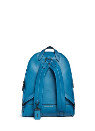 Detail View - Click To Enlarge - COACH - 'League' space patch glovetanned leather backpack