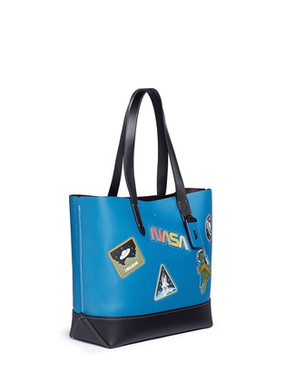 Back View - Click To Enlarge - COACH - 'Gotham' space motif glovetanned leather tote bag