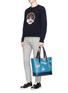 Figure View - Click To Enlarge - COACH - 'Gotham' space motif glovetanned leather tote bag