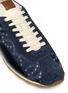 Detail View - Click To Enlarge - COACH - 'C122' star print satin suede sneakers