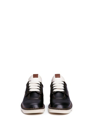 Front View - Click To Enlarge - COACH - Trooper' leather Derbies