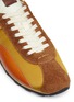 Detail View - Click To Enlarge - COACH - 'C122' colourblock satin suede sneakers