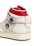 Detail View - Click To Enlarge - COACH - 'C210' rocket patch leather suede high top sneakers