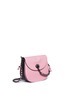 Back View - Click To Enlarge - COACH - 'Turnlock' glovetanned leather saddle bag