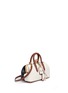 Detail View - Click To Enlarge - COACH - Colourblock kisslock glovetanned leather handbag