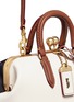  - COACH - Colourblock kisslock glovetanned leather handbag