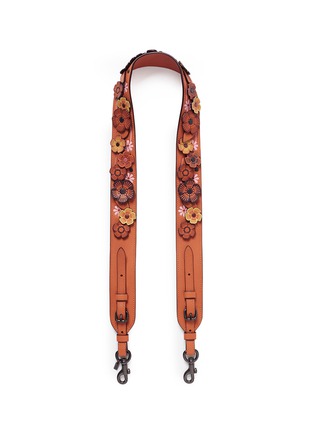Main View - Click To Enlarge - COACH - Tea rose leather shoulder strap