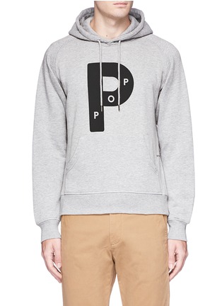 Main View - Click To Enlarge - 74070 - 'Big P' logo print hoodie