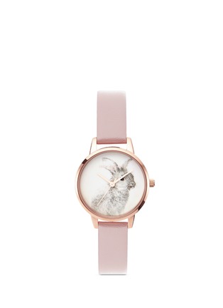 Main View - Click To Enlarge - OLIVIA BURTON  - 'Vegan Friendly Woodland Bunny' 30mm watch