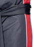 Detail View - Click To Enlarge - 10025 - Mock sleeve tie windbreaker cargo pants