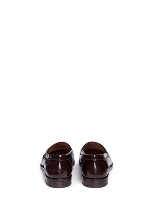 Back View - Click To Enlarge - ANTONIO MAURIZI - Leather penny loafers