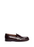 Main View - Click To Enlarge - ANTONIO MAURIZI - Leather penny loafers