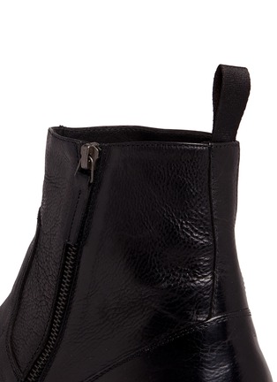 Detail View - Click To Enlarge - ANTONIO MAURIZI - Leather ankle boots