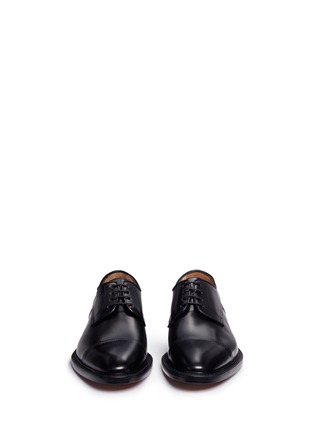 Front View - Click To Enlarge - ANTONIO MAURIZI - Cap toe leather Derbies