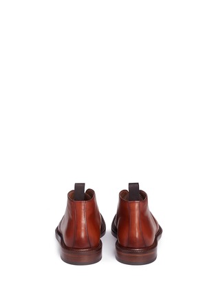 Back View - Click To Enlarge - ANTONIO MAURIZI - Leather desert boots