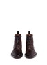 Front View - Click To Enlarge - ANTONIO MAURIZI - Leather Derby boots